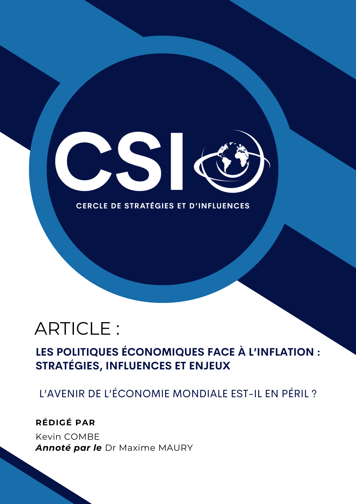 Politiques économiques face à l'inflation — page 1