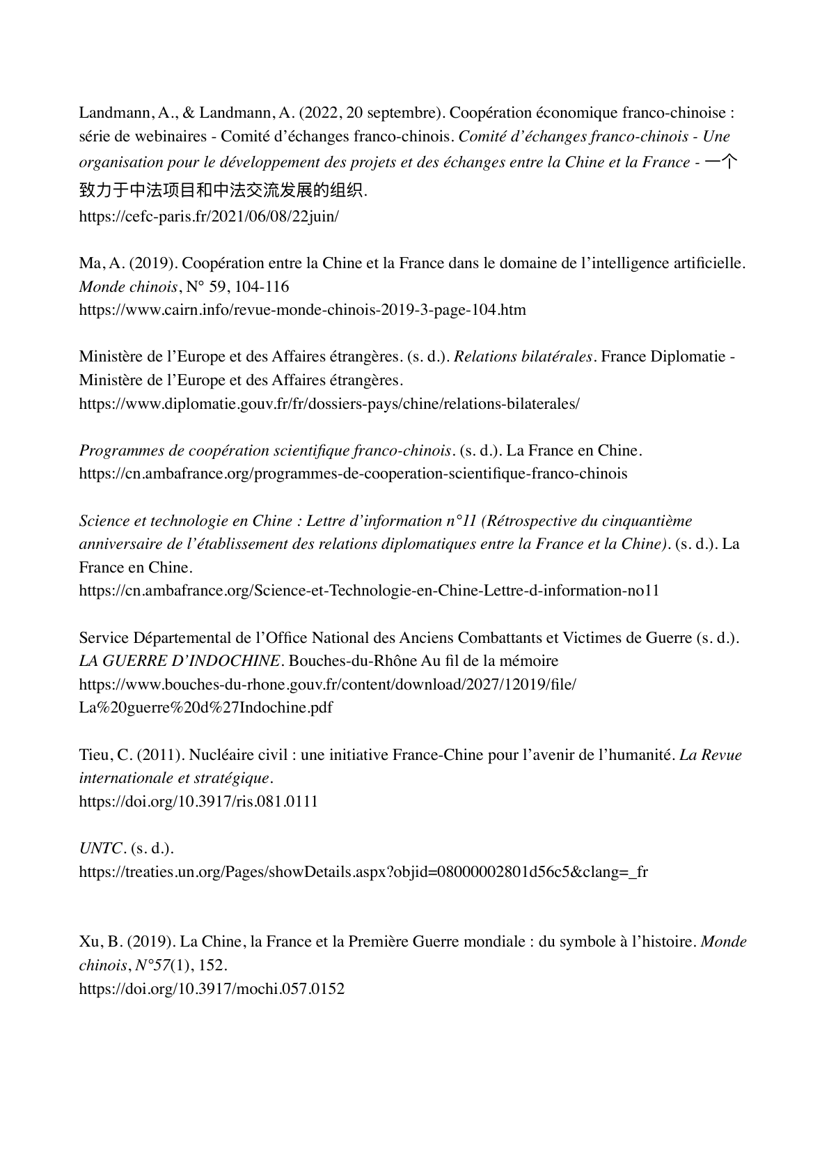 Relations franco-chinoises — page 13